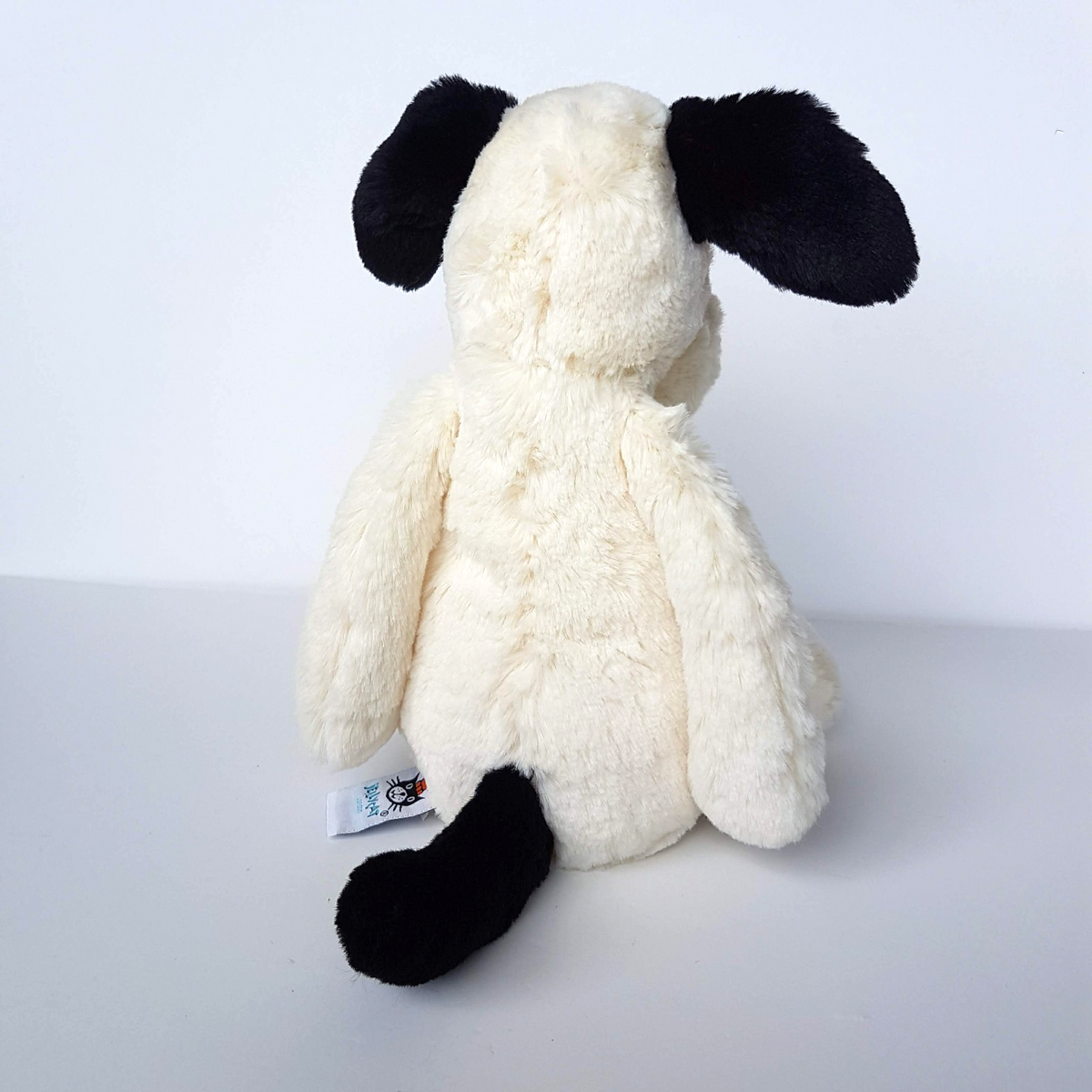 Jellycat Bashful PUPPY DOG Soft Toy Stuffed Animal 30cm Black & White Cuddly2