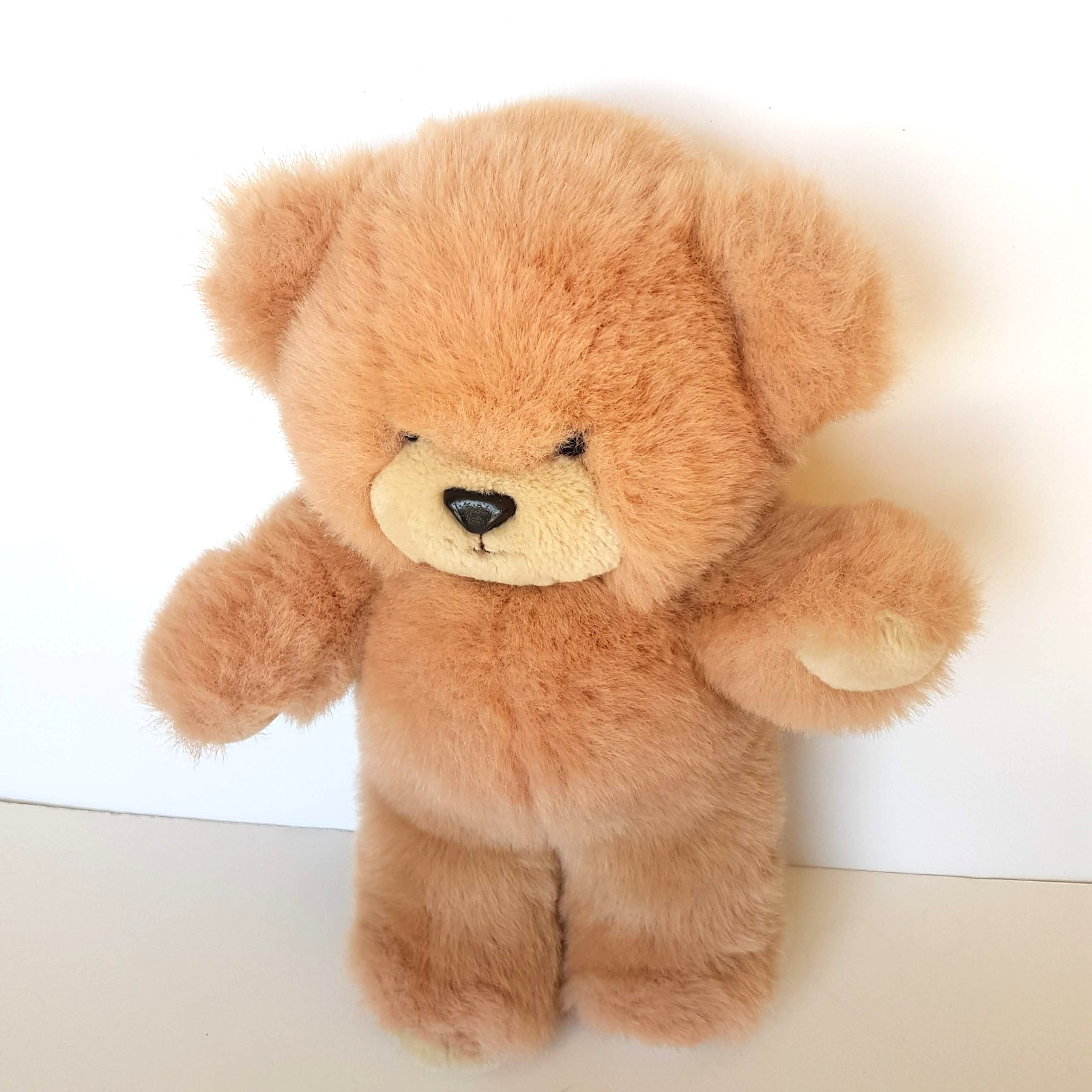 24k Polar Puff BRAD BEAR Vintage Teddy Blush Pink Plush Stuffed Animal Soft Toy3