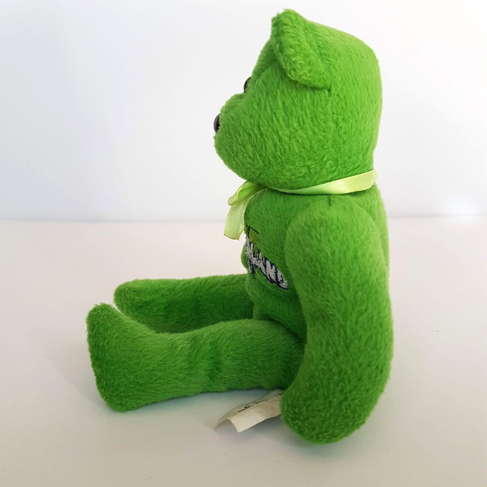 90s Wonderland Sydney Beanbag Green Bear Themepark Merchandise Collectible Plush4