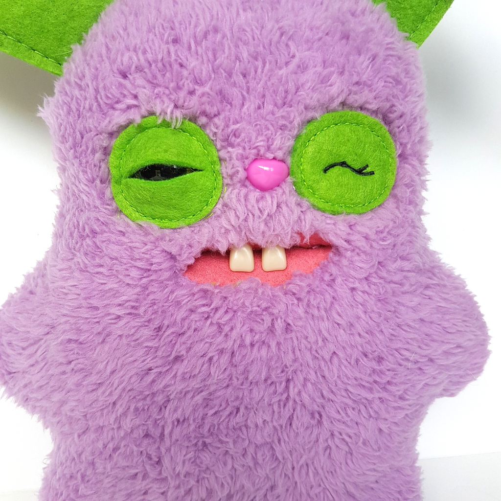 Fuggler LIMITED EDITION RABID RABBIT Funny Ugly Monster Plush Toy Rare Purple1