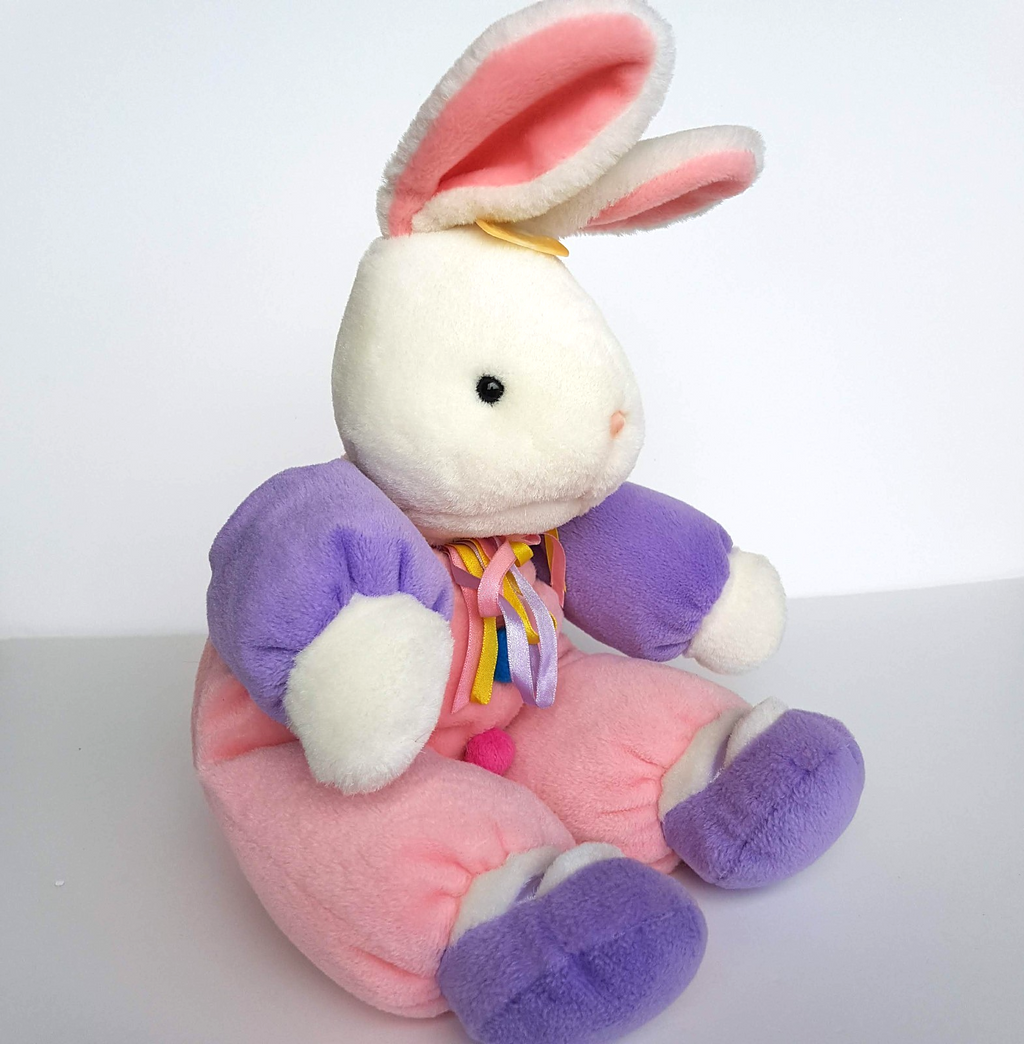 Vintage Lemonwood VELOUR BUNNY 45cm RARE Plush Soft Toy Stuffed Animal Rabbit16