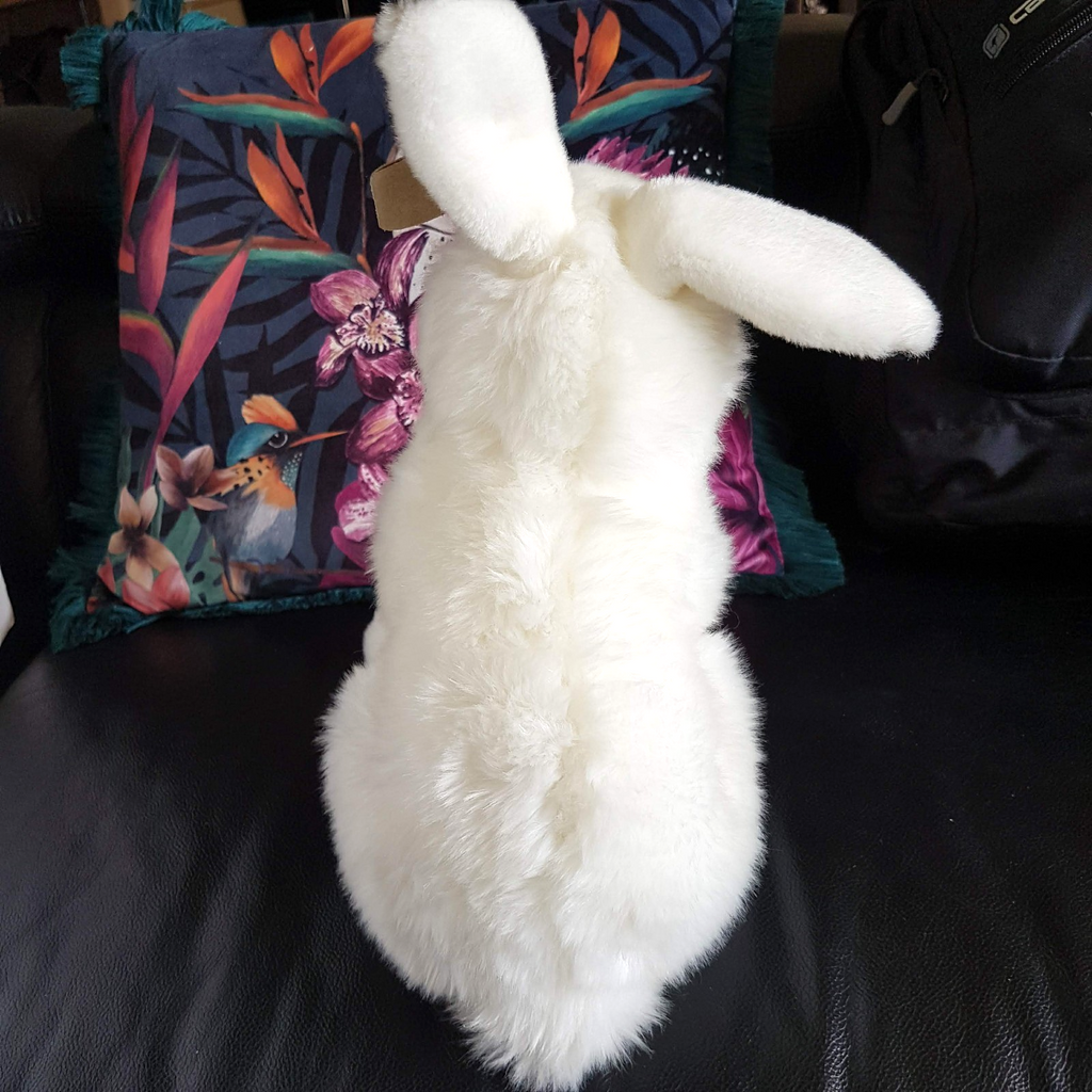 Rare WWF White ARCTIC HARE + BABY Plush Stuffed Animal Soft Toy Collectible HTF9