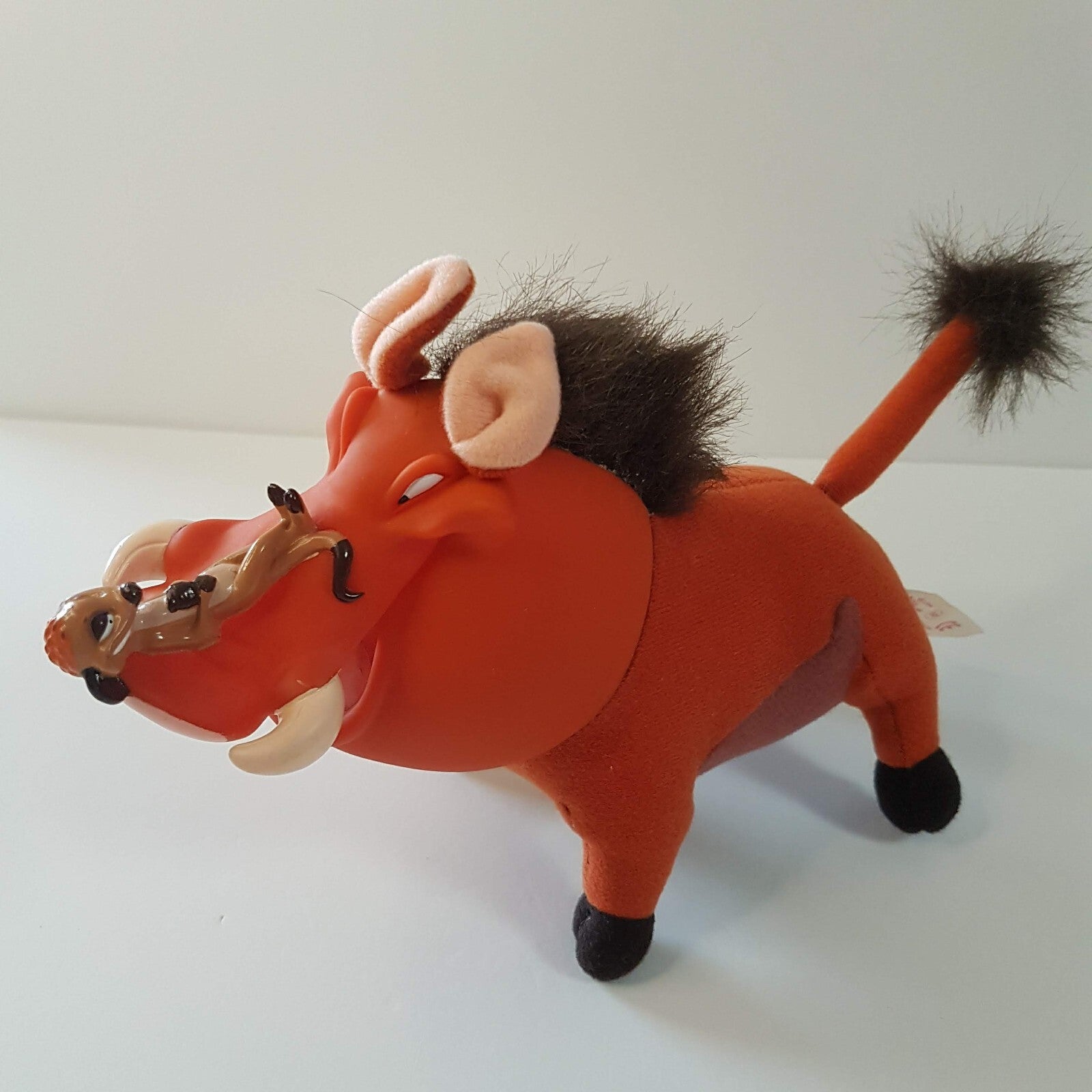 Vintage DISNEY LION KING Toys Applause Vinyl + Plush Rafiki Pumbaa Mufasa Simba15