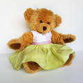 Rare Pumpkin Patch PATCH TEDDY Bear + Dress 34cm Plush Soft Toy Stuffed Animal0