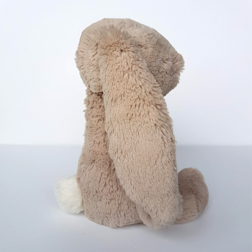Jellycat BEIGE BASHFUL BUNNY Medium 12" Rabbit Plush Stuffed Animal Soft Toy6
