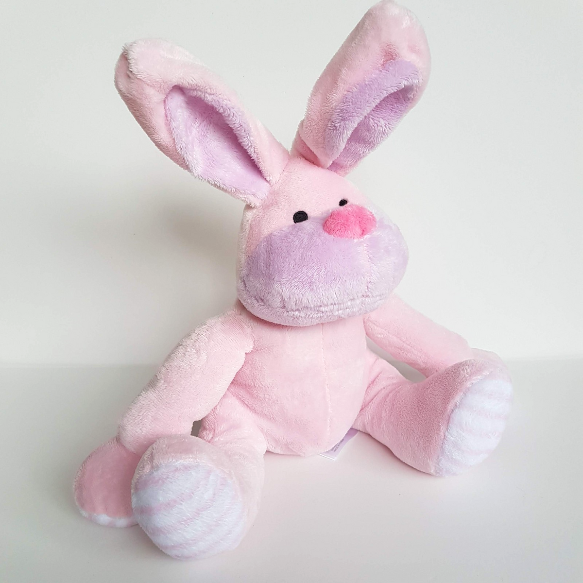 Dymples PINK BUNNY RABBIT Baby Lovey Comforter Plush Soft Toy Stuffed Animal0