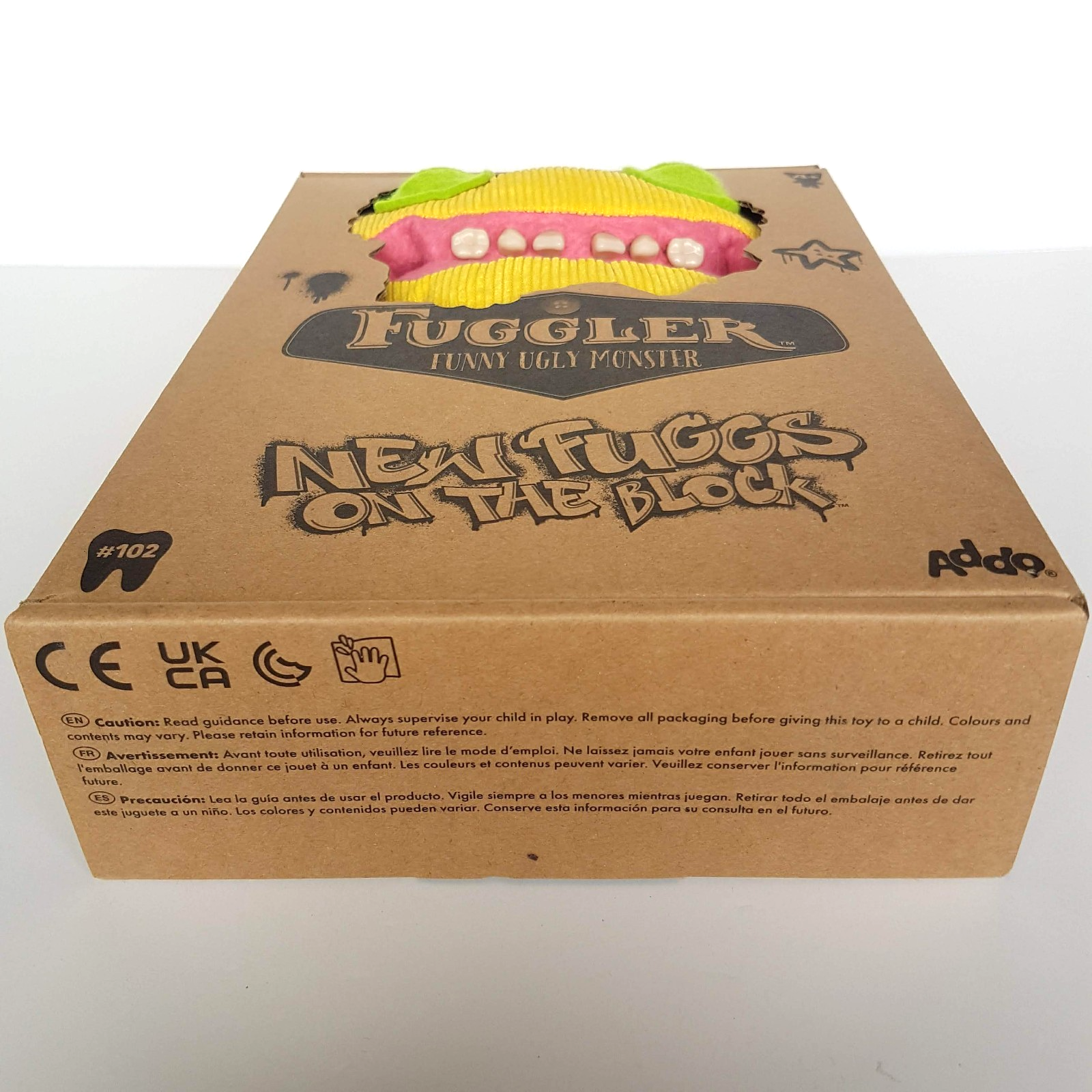 BOXED Fuggler SMILEY O'RILEY Funny Ugly Monster New Fuggs Soft Toy Monster Plush8