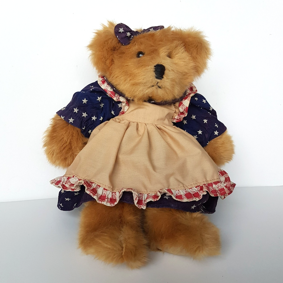 Russ AMELIA Teddy Bear Plush 28cm Star Dress Stuffed Animal Soft Toy Clothes Bow0