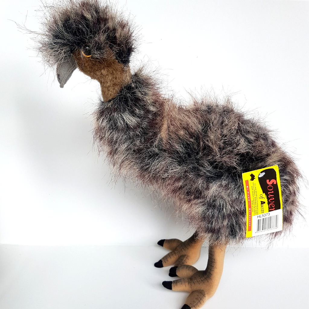 Harwil EMU 37cm Plush Bird Soft Toy Stuffed Animal Australian Native Animals TAG0