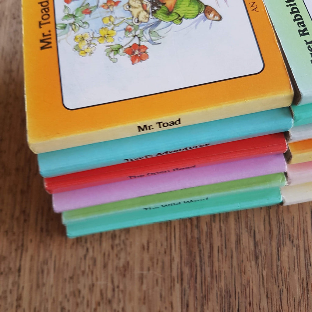 Vintage WIND IN THE WILLOWS & BRER RABBIT Book Lot Childrens Bundle Board 198815