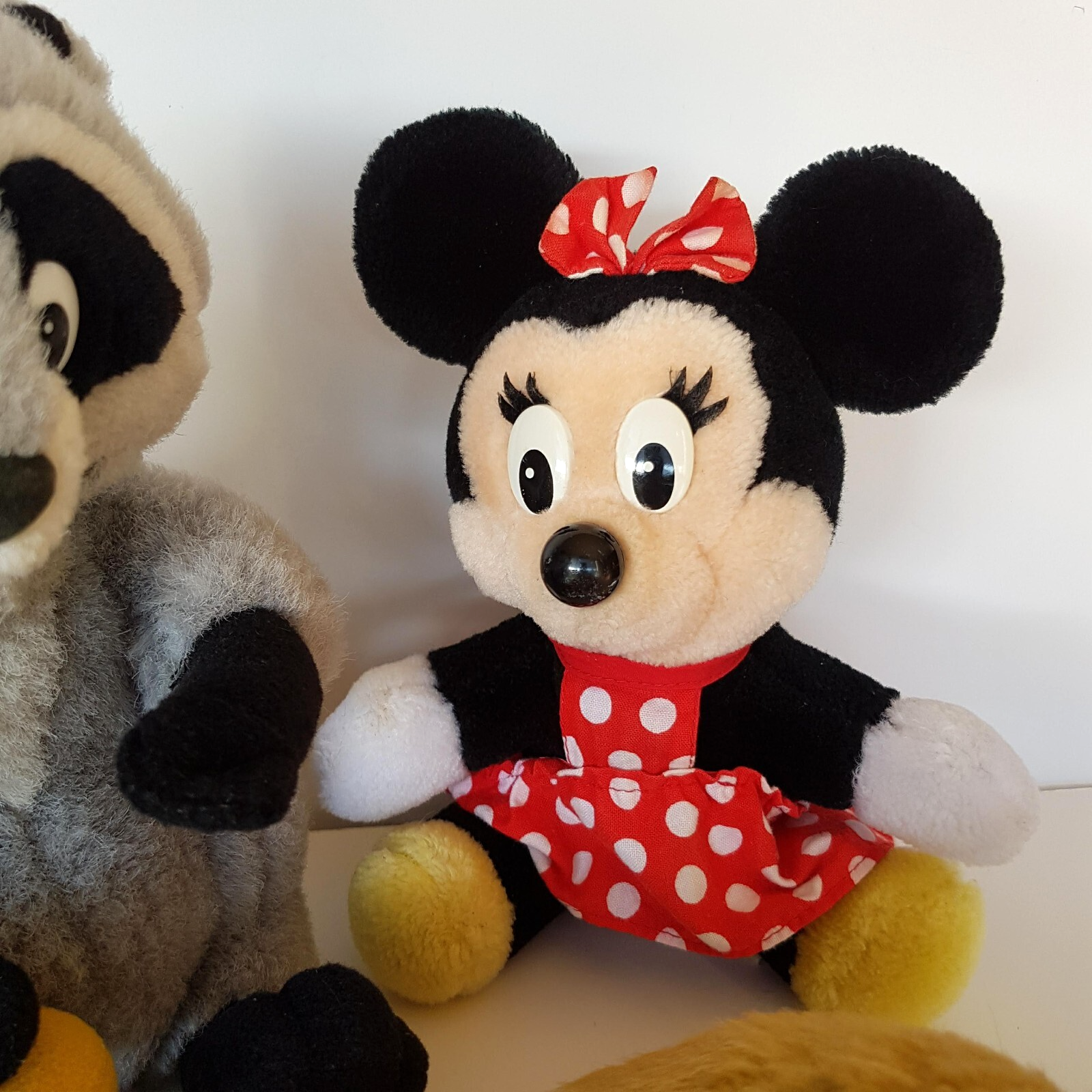 VTG Disney Pocahontas Meeko Minnie Mouse Simba Plush Stuffed Animal Soft Toy2