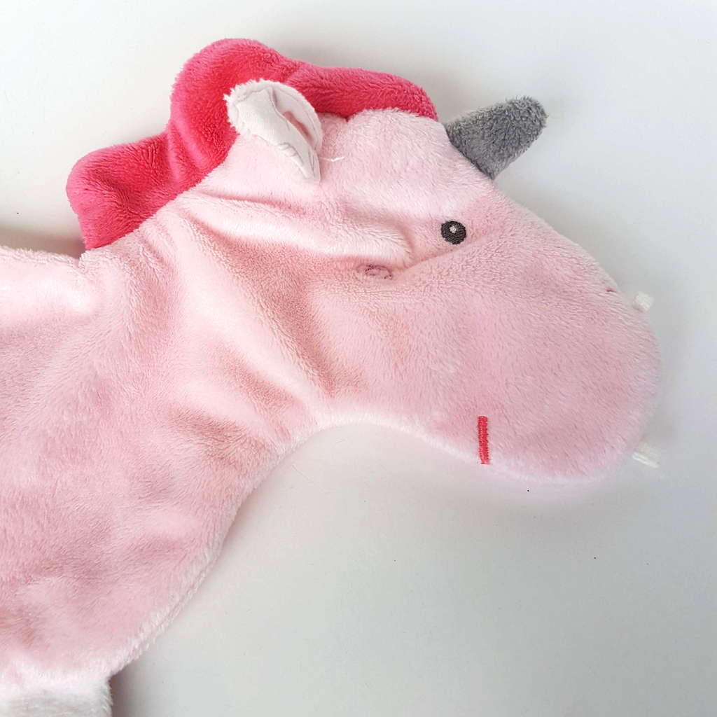 Babydream PINK UNICORN Baby Lovey Security Blanket Plush Comforter Soft Toy Star7