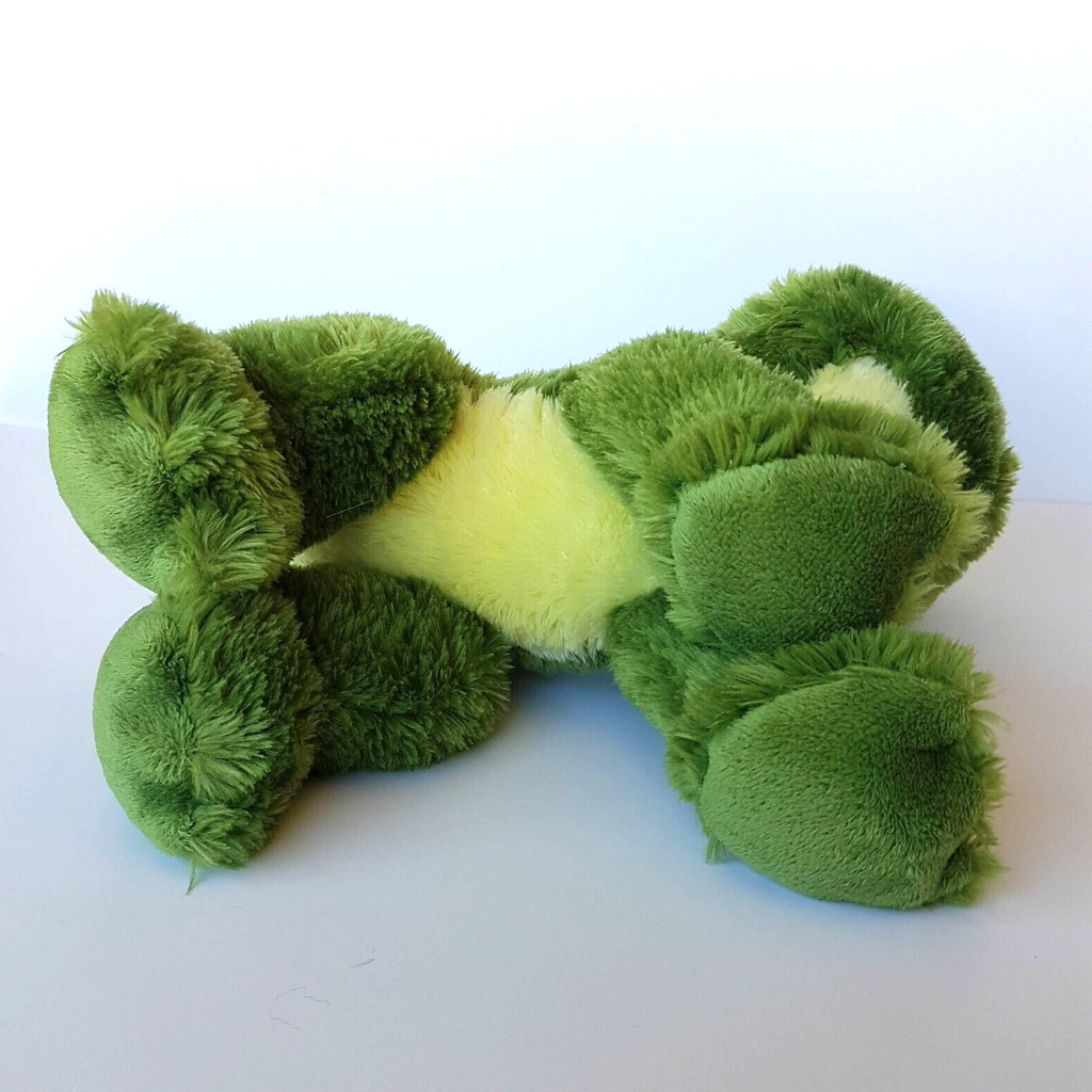 GREEN FROG Plush KORIMCO 22cms Soft Toy Stuffed Animal Reptile Beanbag Cuddle10
