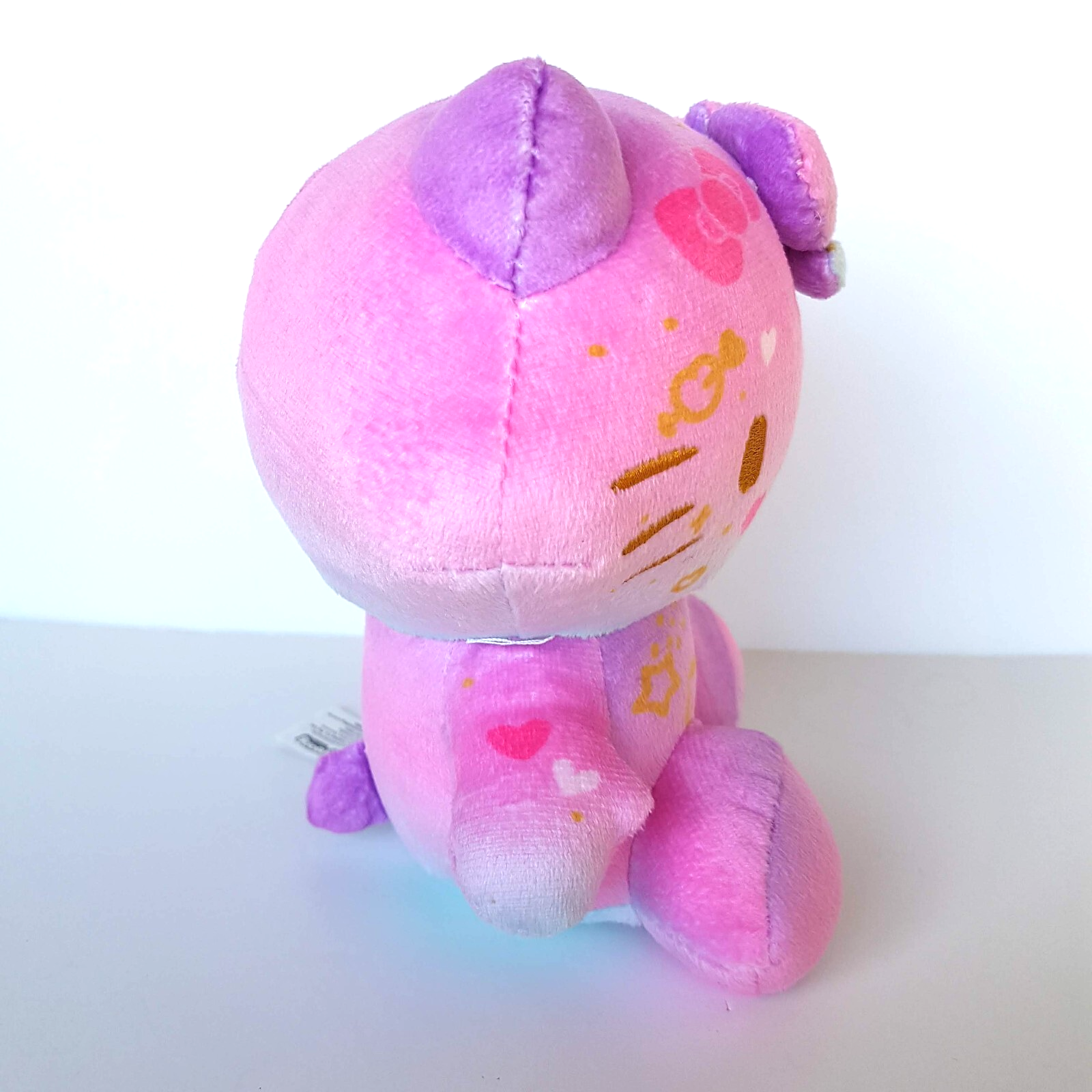 HELLO KITTY 18cm 50th ANNIVERSARY Cat Plush Rainbow Gold Stuffed Animal Soft Toy9