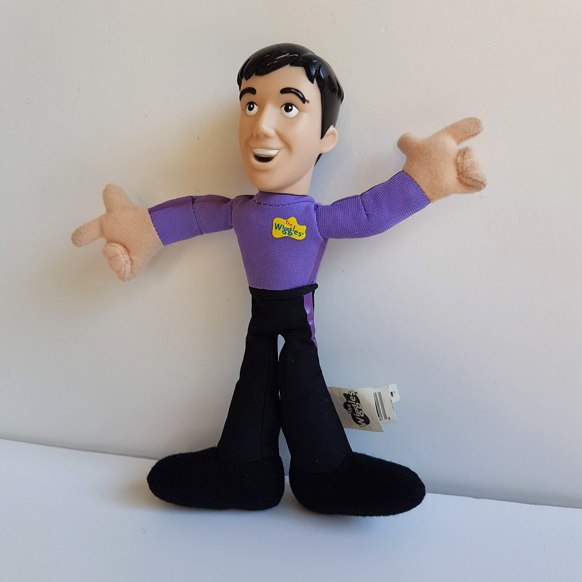 The Wiggles 2008 JEFF DOLL Vinyl Head Figure Collectible Purple Original Wiggles2