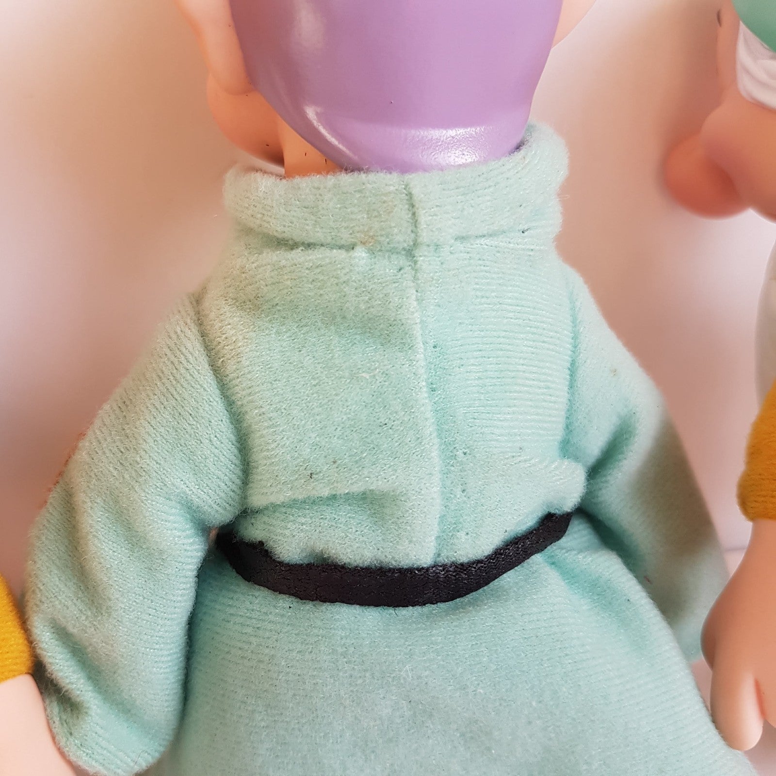 Applause SEVEN DWARFS Rubber Face Plush Soft Toy Dopey Bashful Happy Vintage Toy10