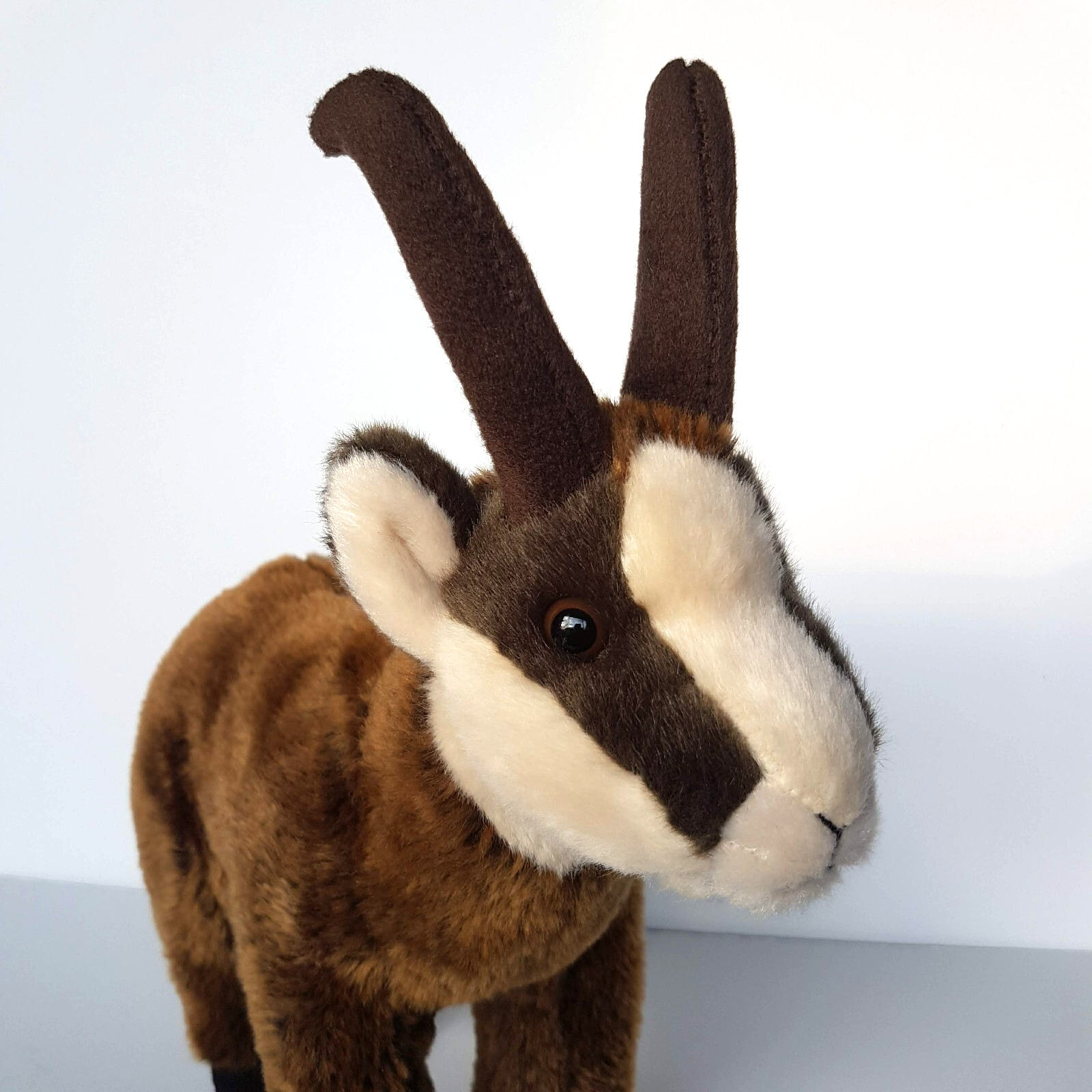 Rare LELLY VENTURELLI Antelope Goat 31cm Stuffed Animal Plush Soft Toy Realistic1