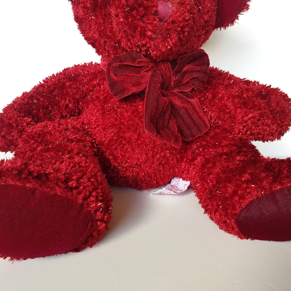 Russ ROSETTA SPARKLE RUBY Teddy Bear Plush Stuffed Animal Soft Toy Christmas Toy6