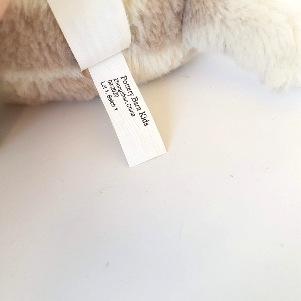 Pottery Barn Kids GIRAFFE Plush 35cm Stuffed Animal Soft Toy Neutral Beige5
