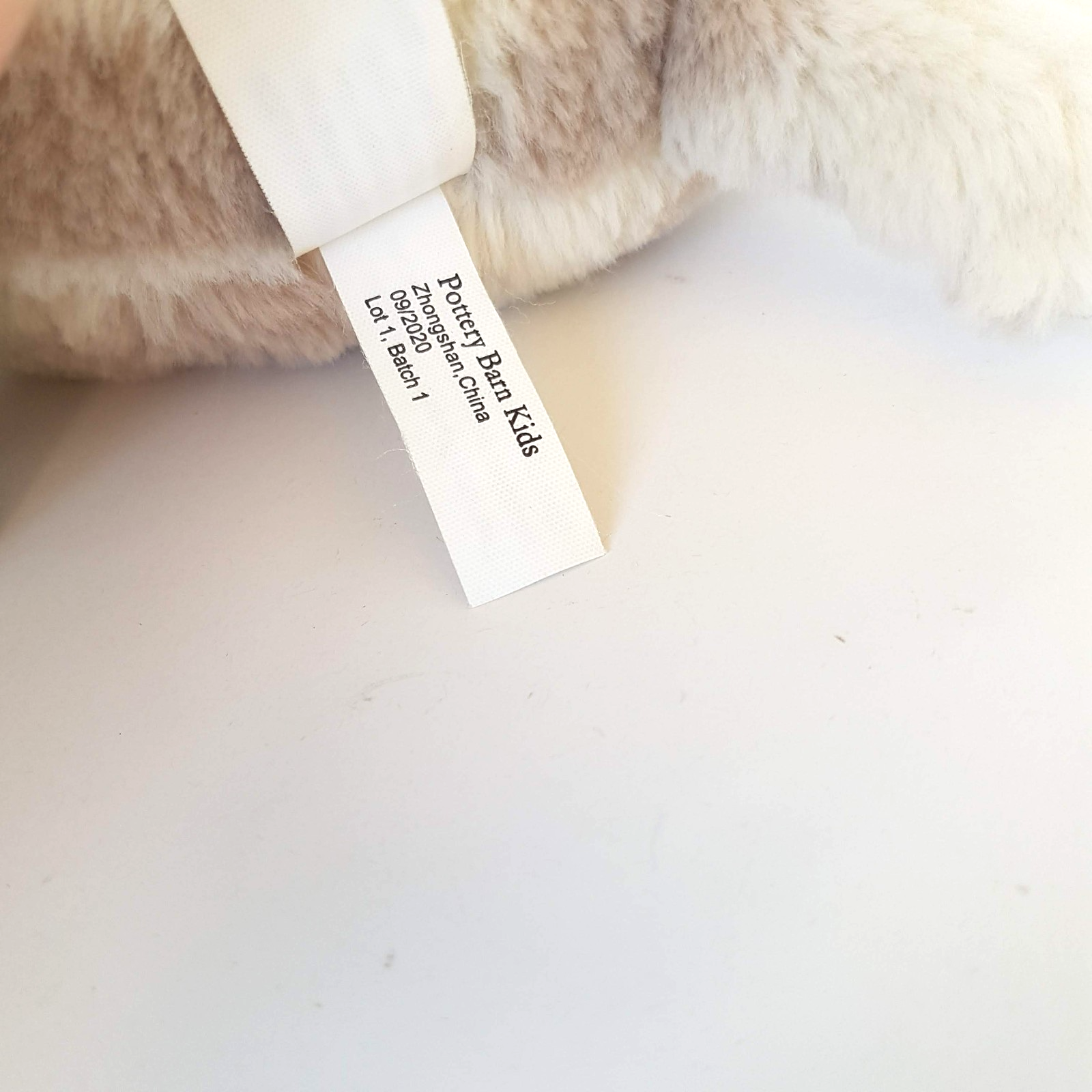 Pottery Barn Kids GIRAFFE Plush 35cm Stuffed Animal Soft Toy Neutral Beige5