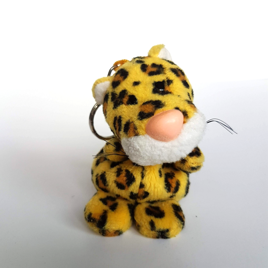 Nici YELLOW JAGUAR Wild Cat Plush + KEYCHAIN Key Ring Stuffed Animal Soft Toy18