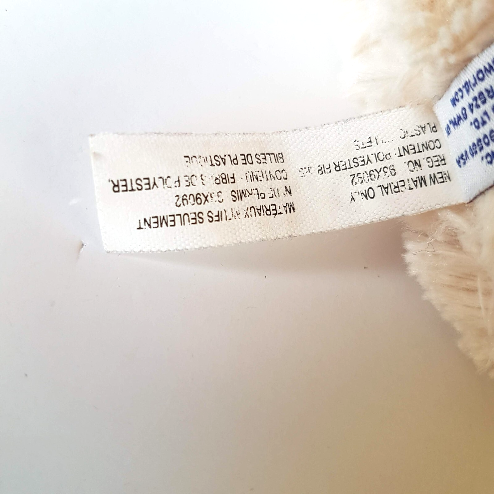 Aurora CREAM TEDDY BEAR Plush 30cm Stuffed Animal Soft Toy Beanbag Floppy Cuddly8