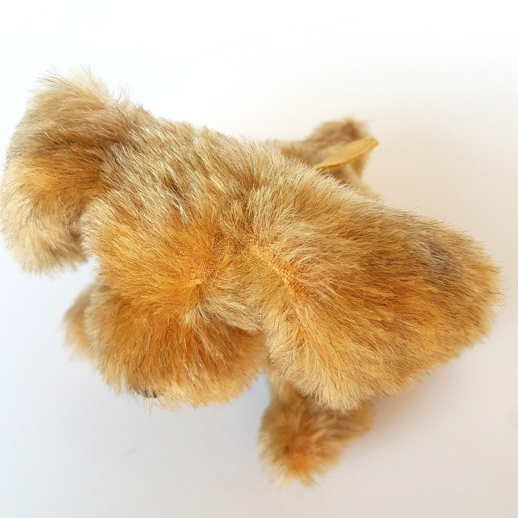 Vintage HANDMADE PUPPY DOG 12cm Collar Stuffed Animal Plush Soft Toy Collectible2