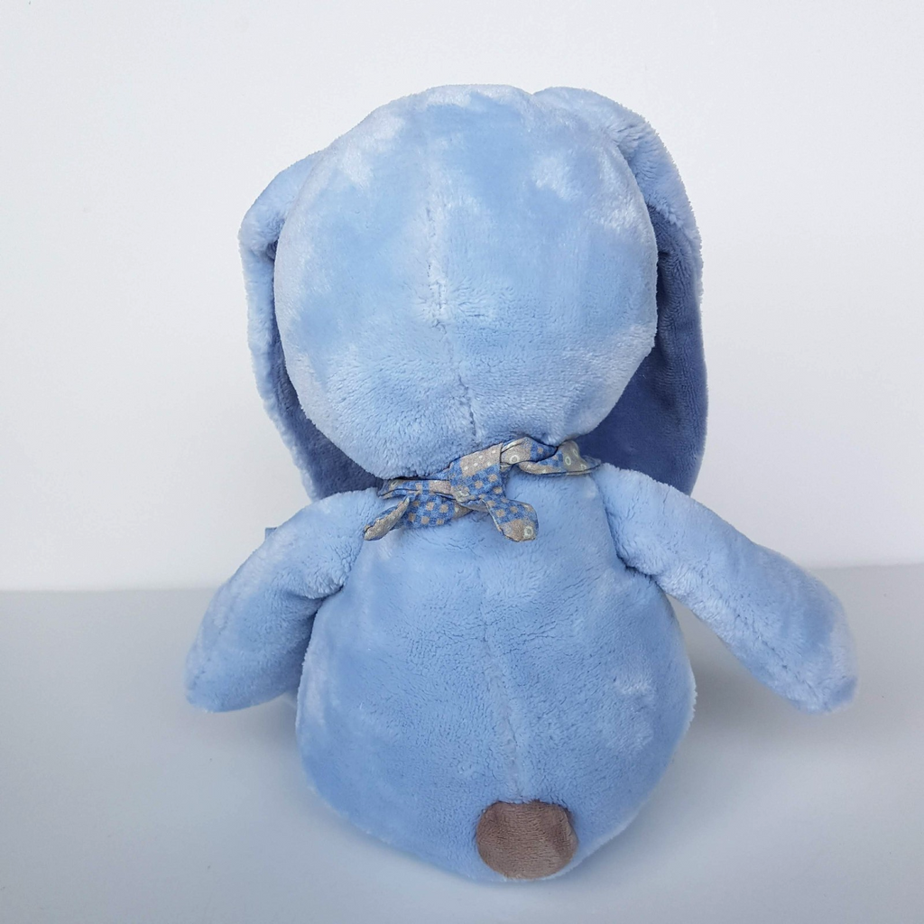 Nattou BLUE BUNNY RABBIT Plush Lovey 33cm Stuffed Animal Baby Soft Toy Pastel4
