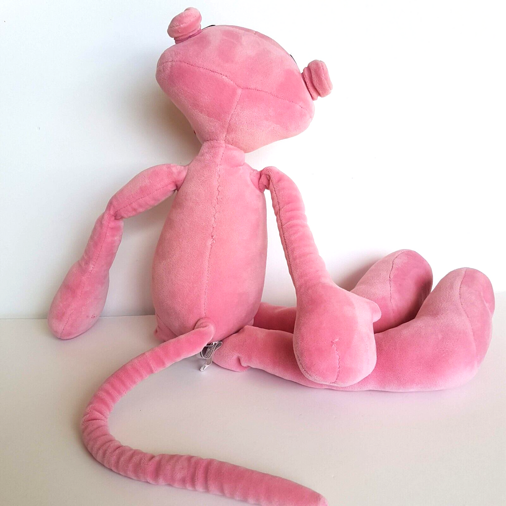 Miniso PINK PANTHER Plush 55cm Cat Stuffed Animal Cartoon Floppy Soft Toy 201715