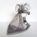 Ogilvies ELEPHANT Lovey Plush Comforter Security Blanket Soft Toy Stuffed Animal0