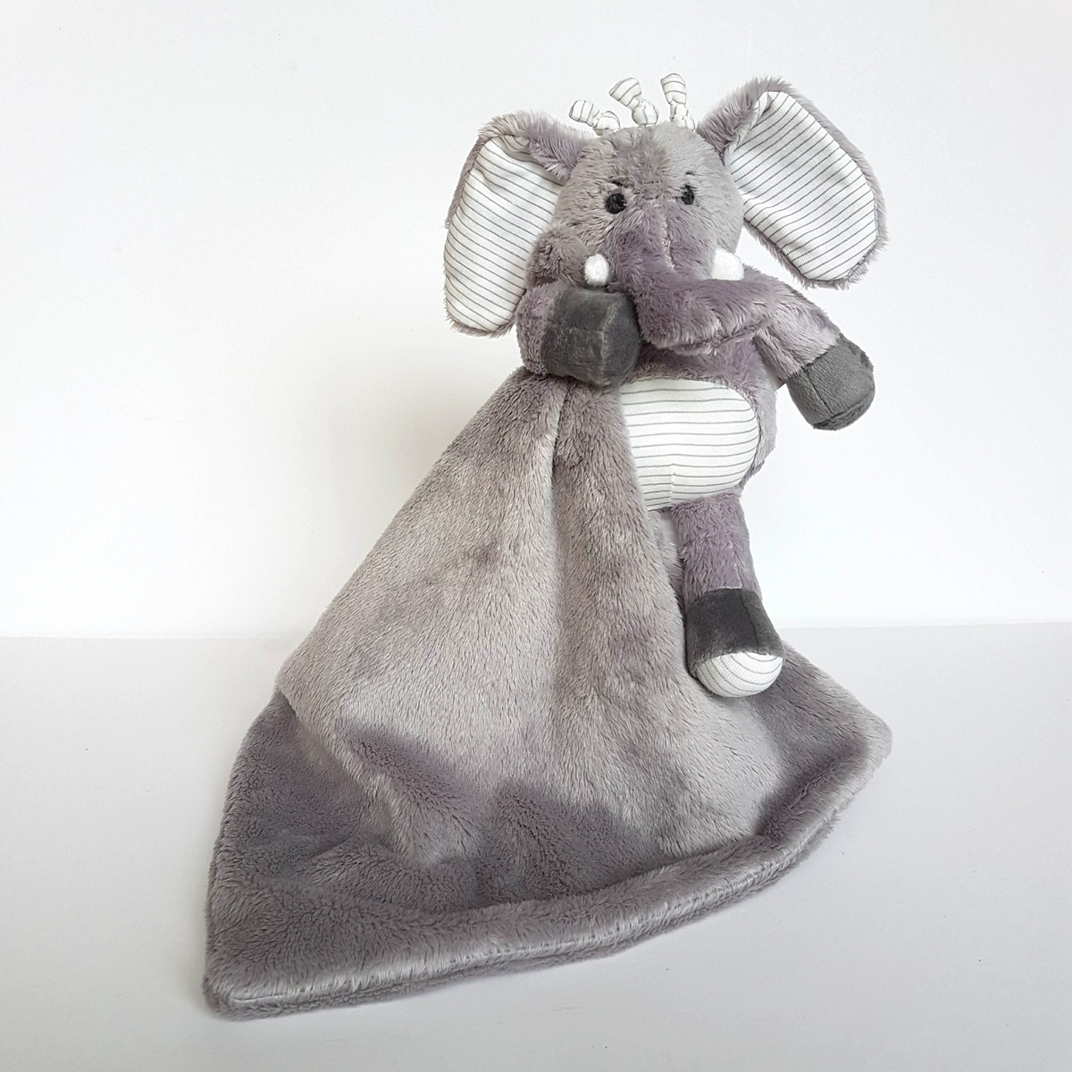 Ogilvies ELEPHANT Lovey Plush Comforter Security Blanket Soft Toy Stuffed Animal0