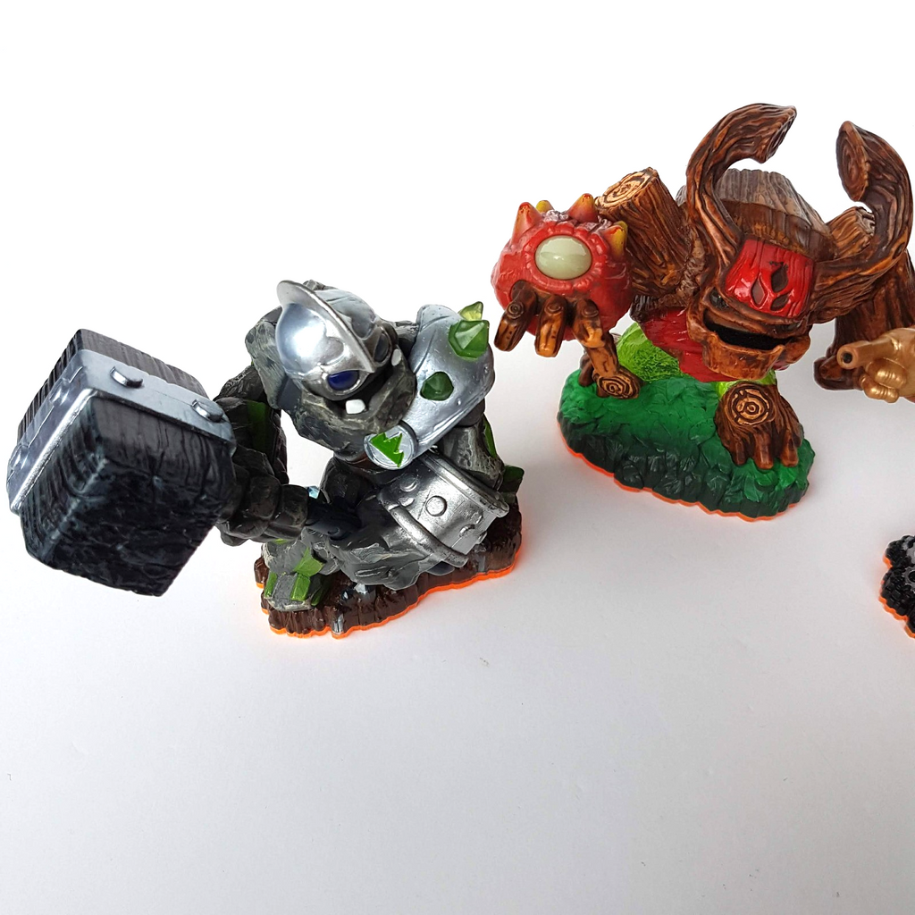 Skylanders GIANTS Crusher Tree Rex Bouncer 2012 Figure Gaming Orange Base5