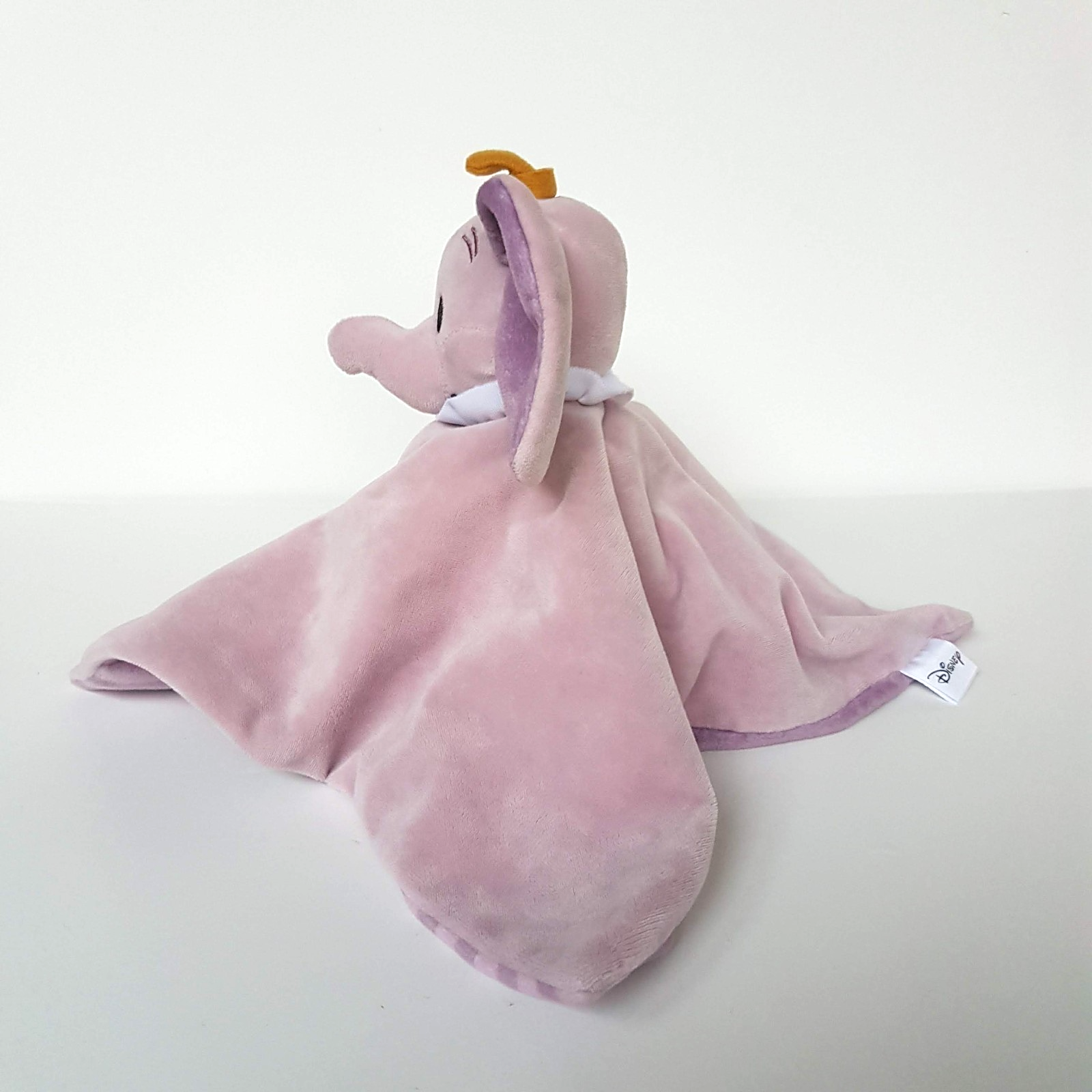 Disney PURPLE DUMBO Lovey Plush Elephant Security Comforter Blanket Soft Toy7