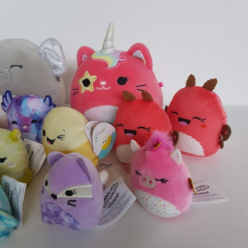 SQUISHMALLOWS PLUSH LOT McDonalds Stuffed Animals Soft Toy SMALL Cute Kids Toys3