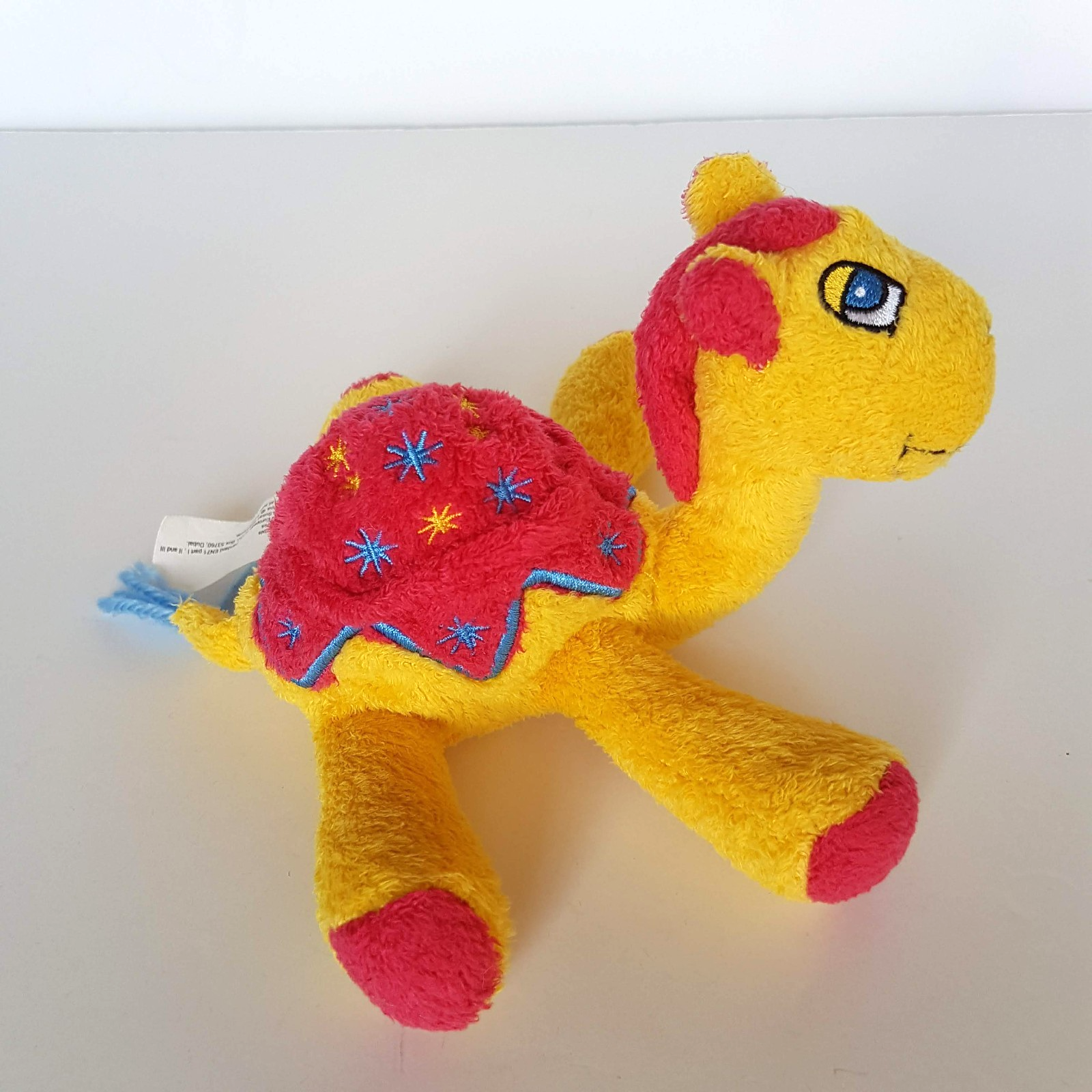 Cute FLOPPY CAMEL Plush 14cm Stuffed Animal Super Soft Toy Dubai Yellow Red Cute3
