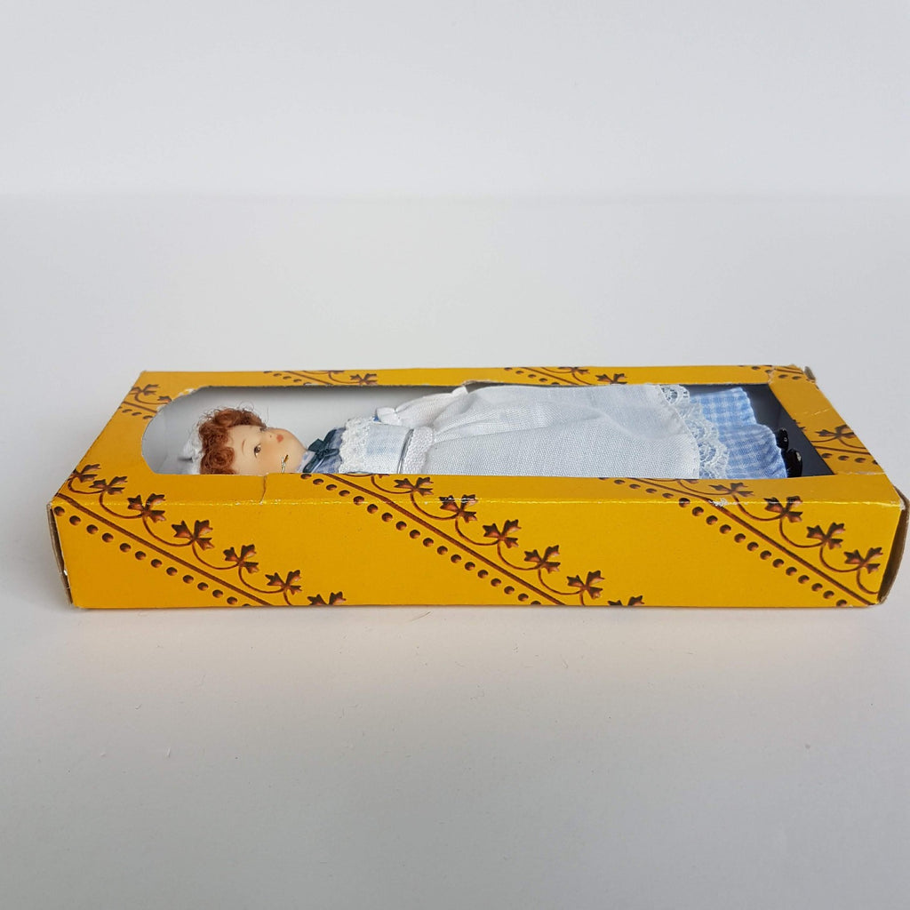 Del Prado Doll House VICTORIAN NANNY MAID Doll Blue White Collectible Toy BOX5