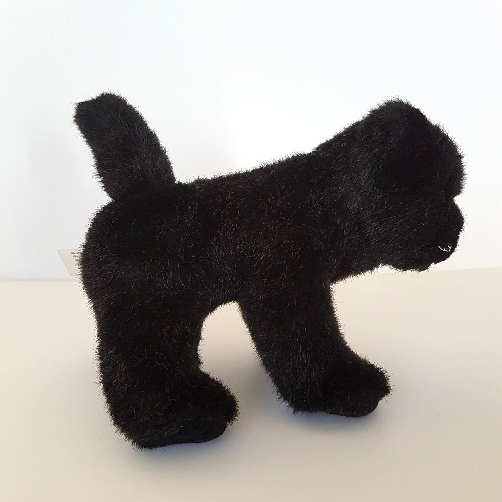 Leosco BLACK PANTHER Wild Cat Plush 15cm Stuffed Animal Korimco Jungle Soft Toy4