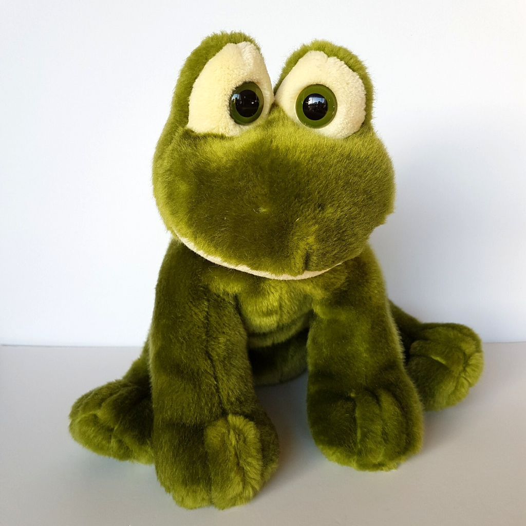 Keel GREEN TREE FROG Plush 25cm Sitting Stuffed Animal Reptile Soft Toy Cuddly0