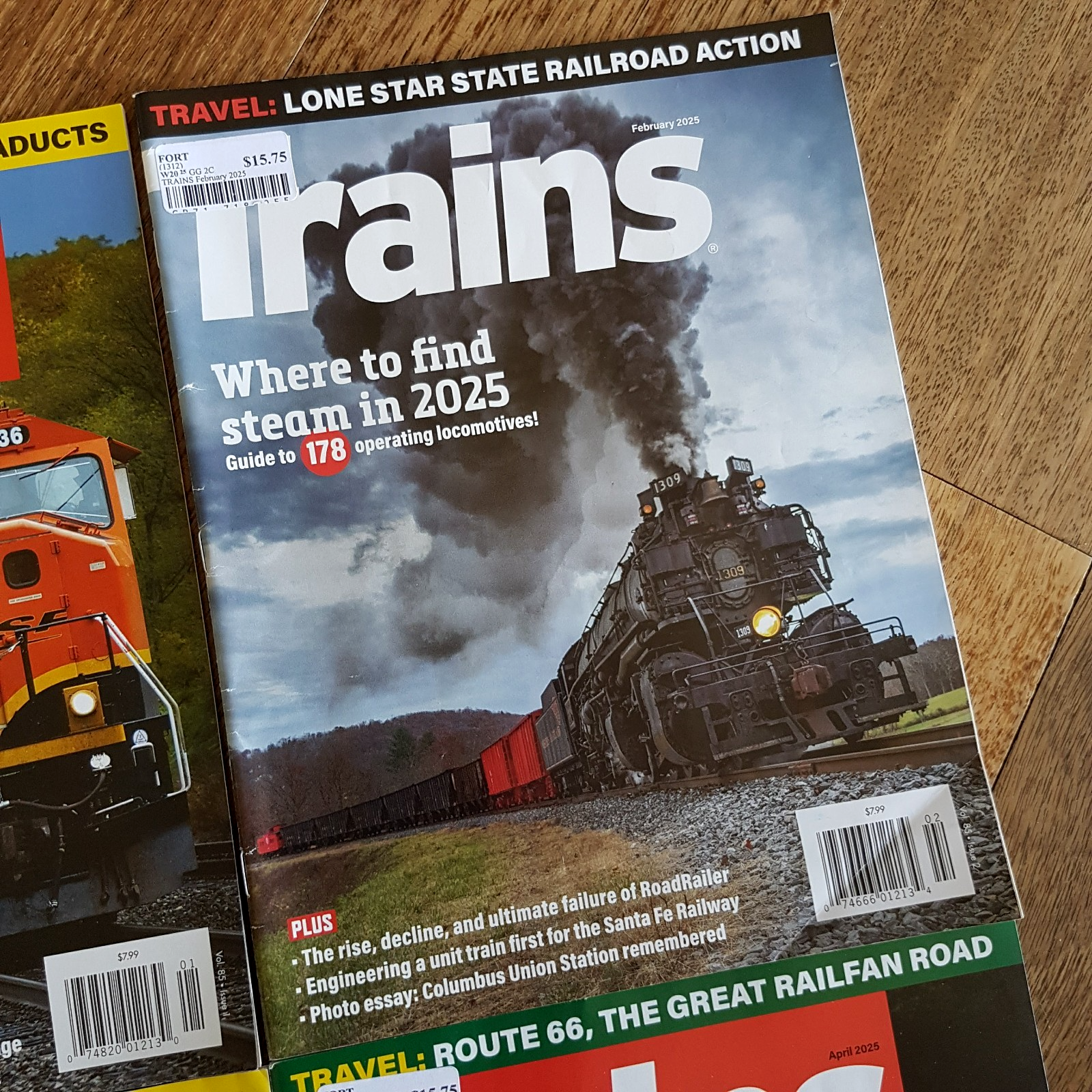 TRAINS MAGAZINE Jan   Apr 2025 Bundle Lot Locomotive Steam Diesel Series Edition2