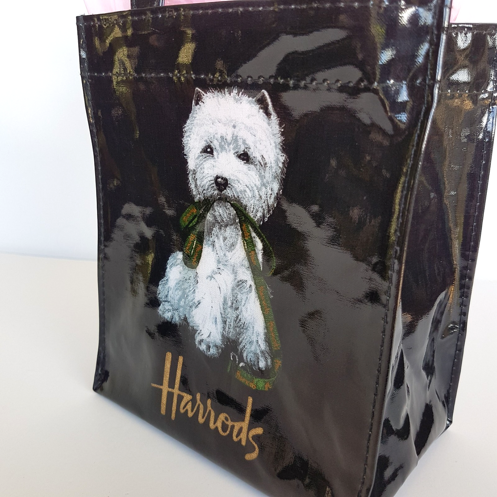 Harrods WEST HIGHLAND Dog Bag Small 18cm Tote Collectible Cute Puppy Accessory5