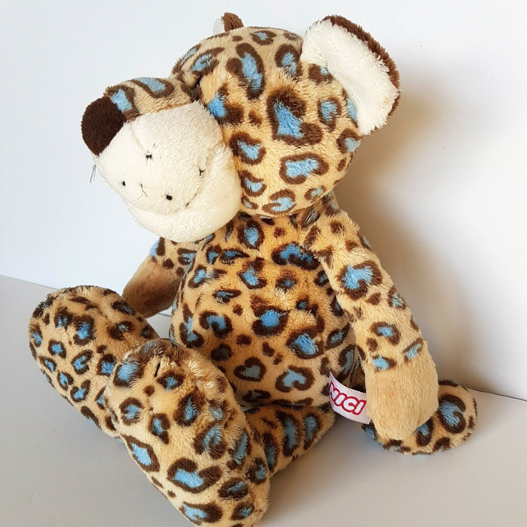 Nici Large LEOPARD WILD CAT Spotted Cheetah 35cm Plush Stuffed Animal Soft Toy3