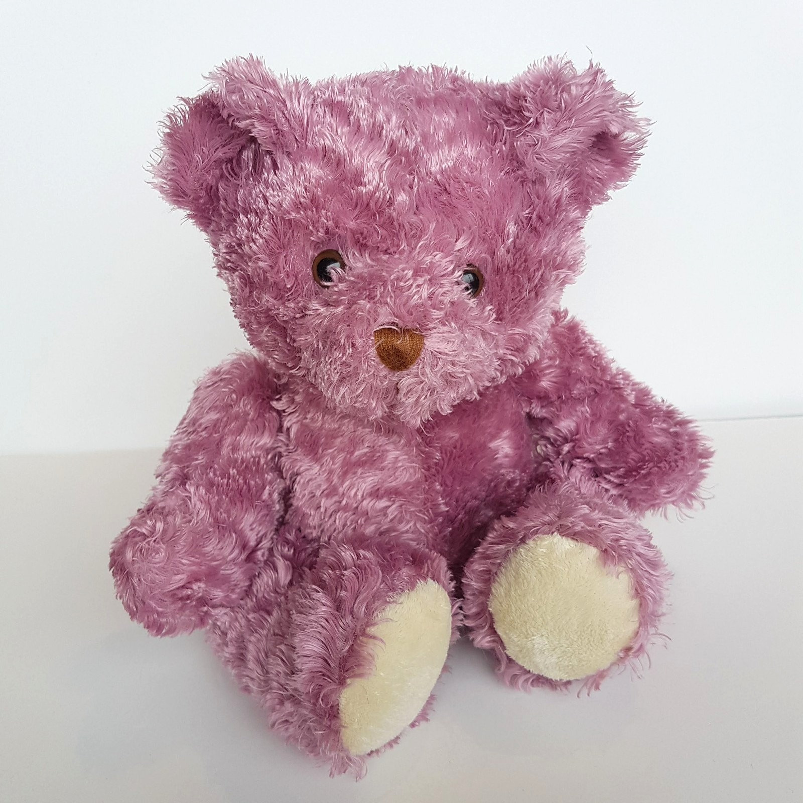 Cuddle Mates FLOPPY TEDDY BEAR Plush 32cm Pink Purple Stuffed Animal Soft Toy1