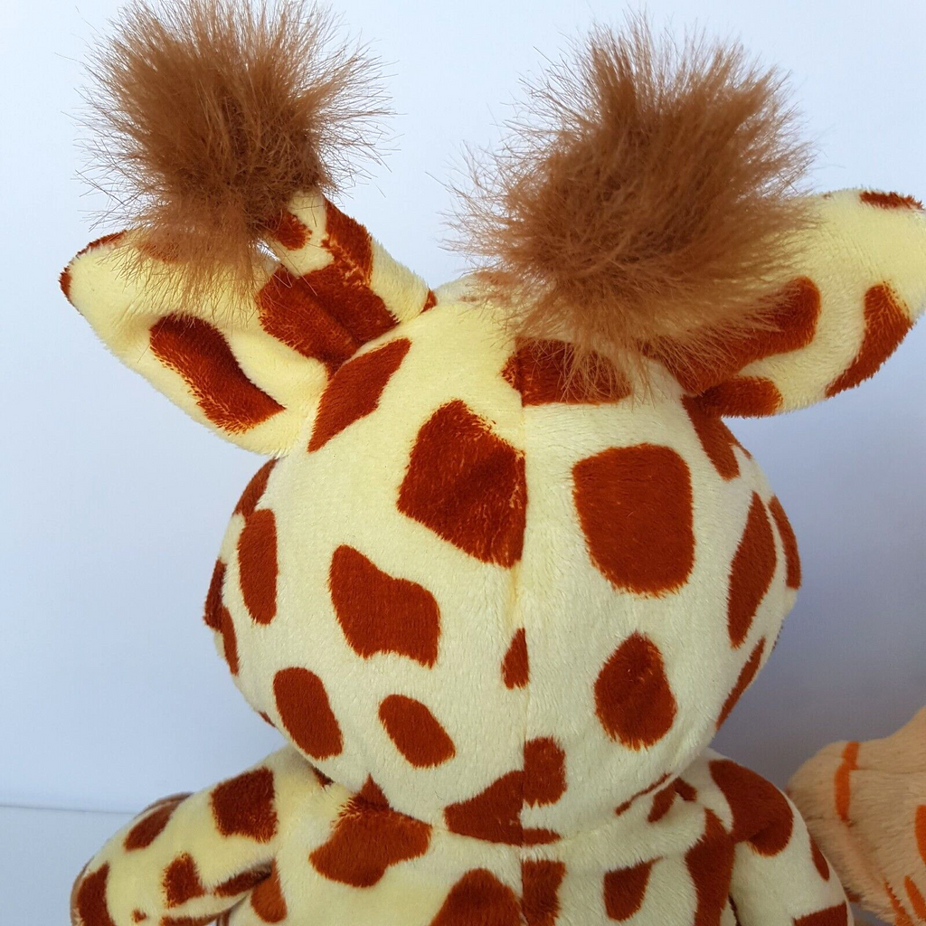 Korimco GIRAFFE + GINGER CAT Plush 28cm Soft Toy Stuffed Animal Belly Button11