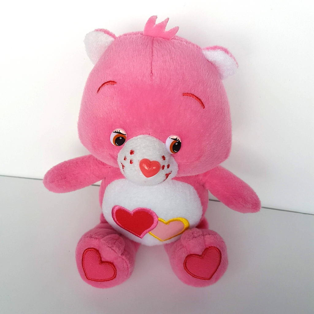 Care Bears LOVE A LOT BEAR 2013 Pink Hearts 27cm Stuffed Animal Soft Toy Pink1