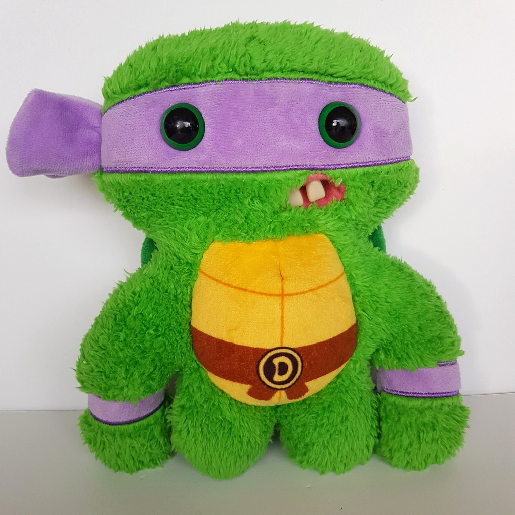 Fuggler TEENAGE MUTANT NINJA TURLE DONATELLO Funny Ugly Monster Plush TMNT Toy0