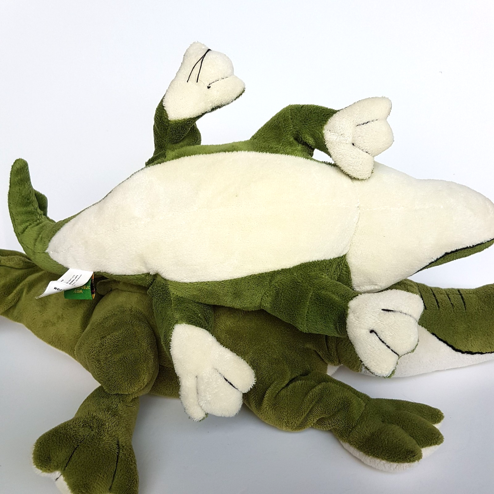 Wild Republic CROCODILE MUM & BABY Alligator Gator Plush Stuffed Animal Soft Toy13