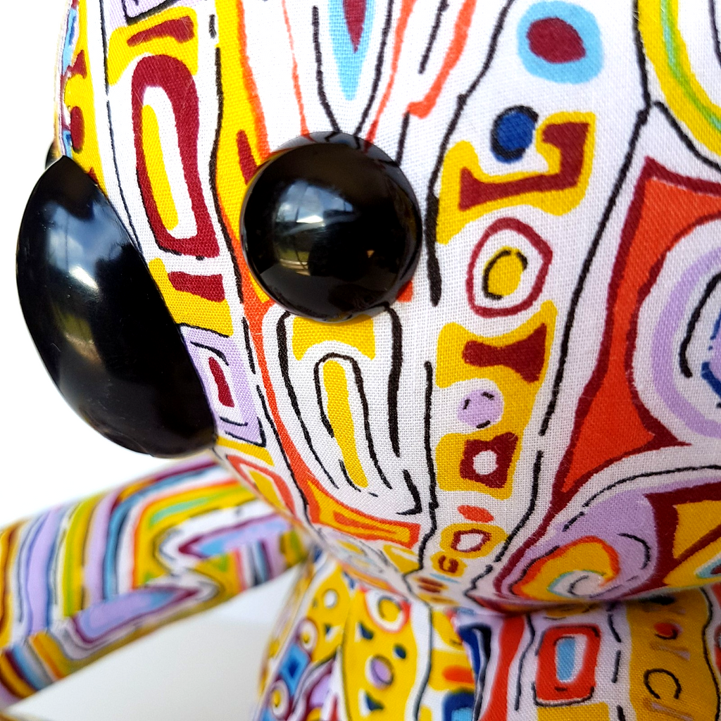 Australian OALA ABORIGINAL ARTIST Felicity Robertson Nampitjinpa Koala Plush Toy8