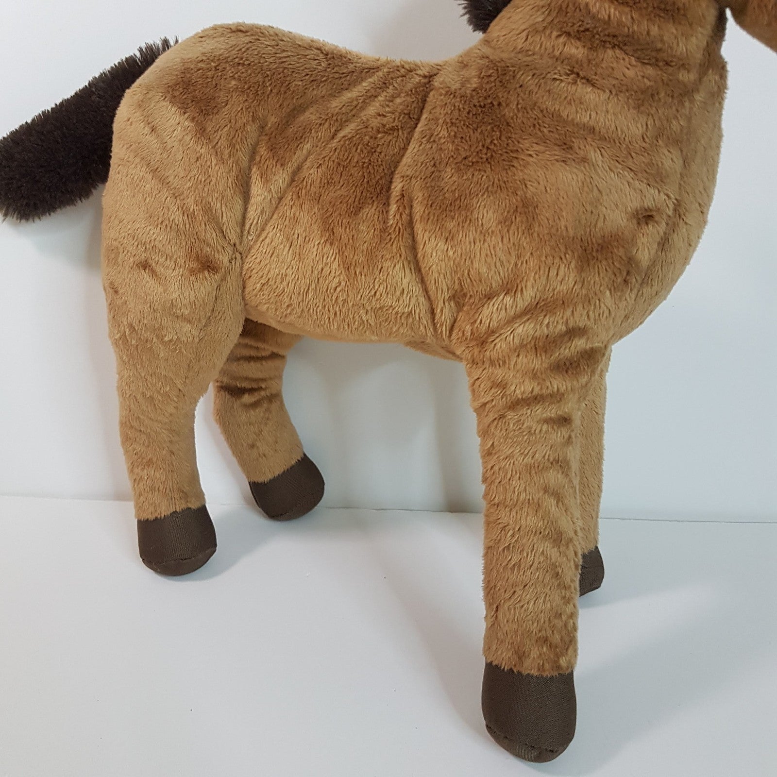Ikea Gosig OKENLOPARE HORSE PONY 33cm Tall Plush Puppy Toy Stuffed Animal Floppy2