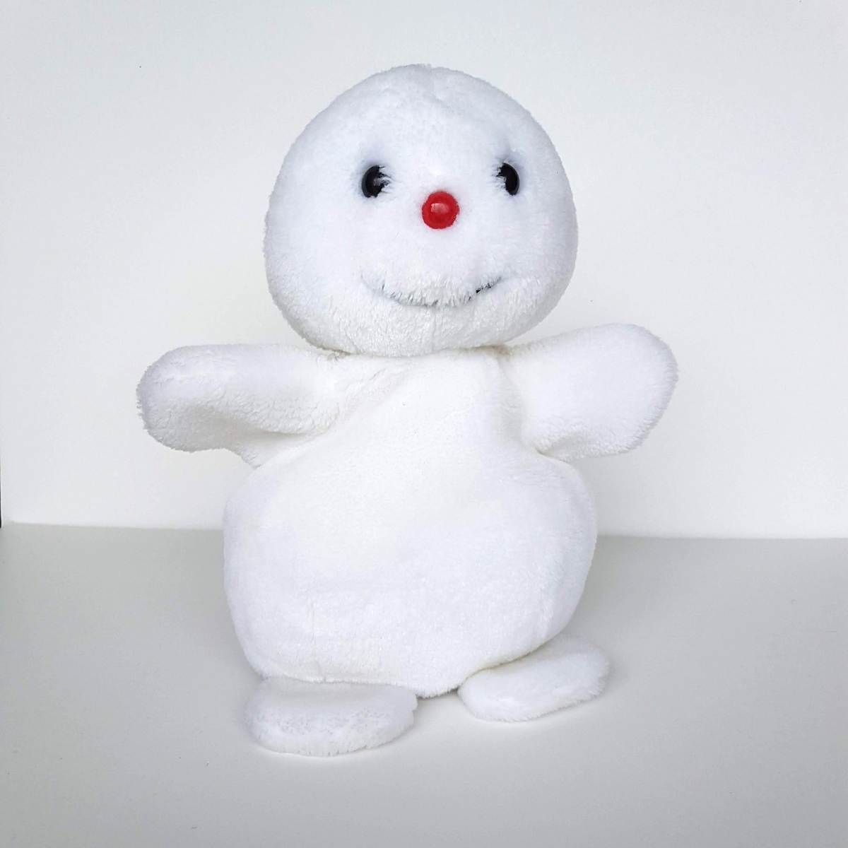 CA Australia SNOW MAN PUPPET Christmas Plush 27cm Vintage Cute Play Soft Toy0