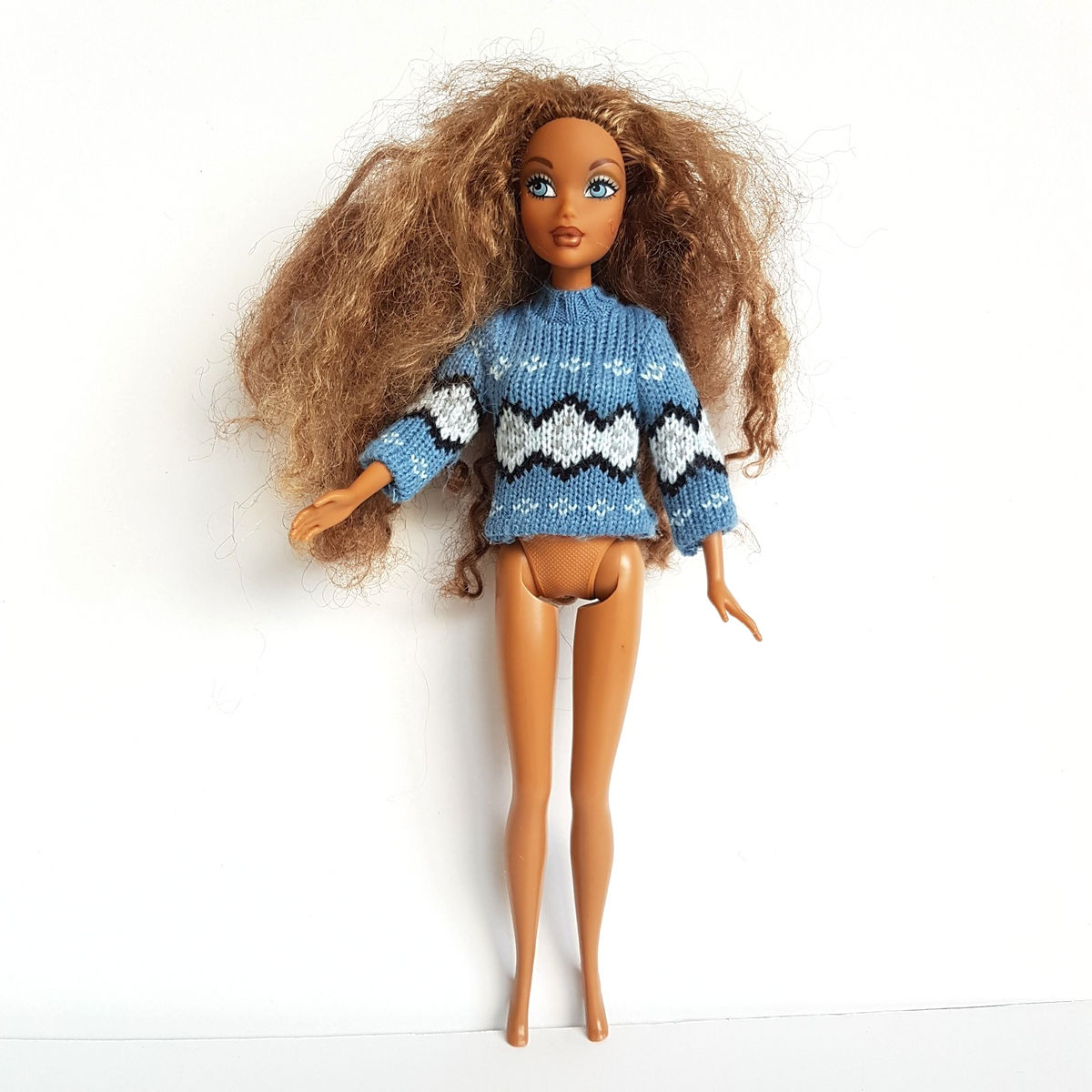 My Scene 1999 MADISON Doll Outfit Clothes Sweater Jumper Fashion Doll Curly Hair0